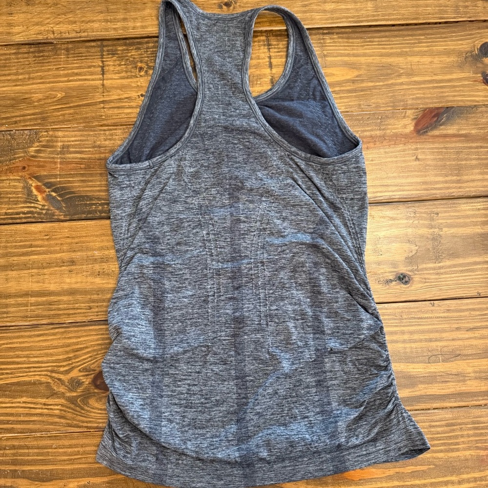 Athleta Racerback Gray Tank - Picture 2 of 5